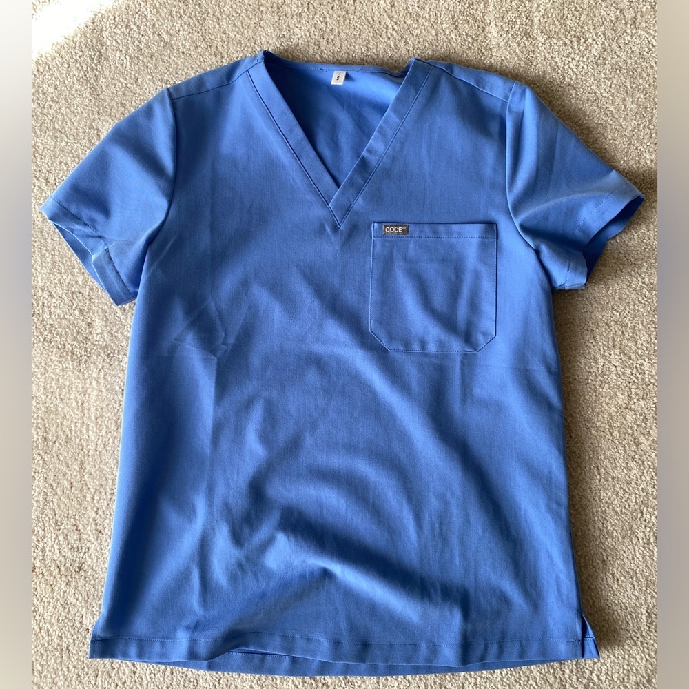 Codenxt Artic Ceil Blue Scrub Top